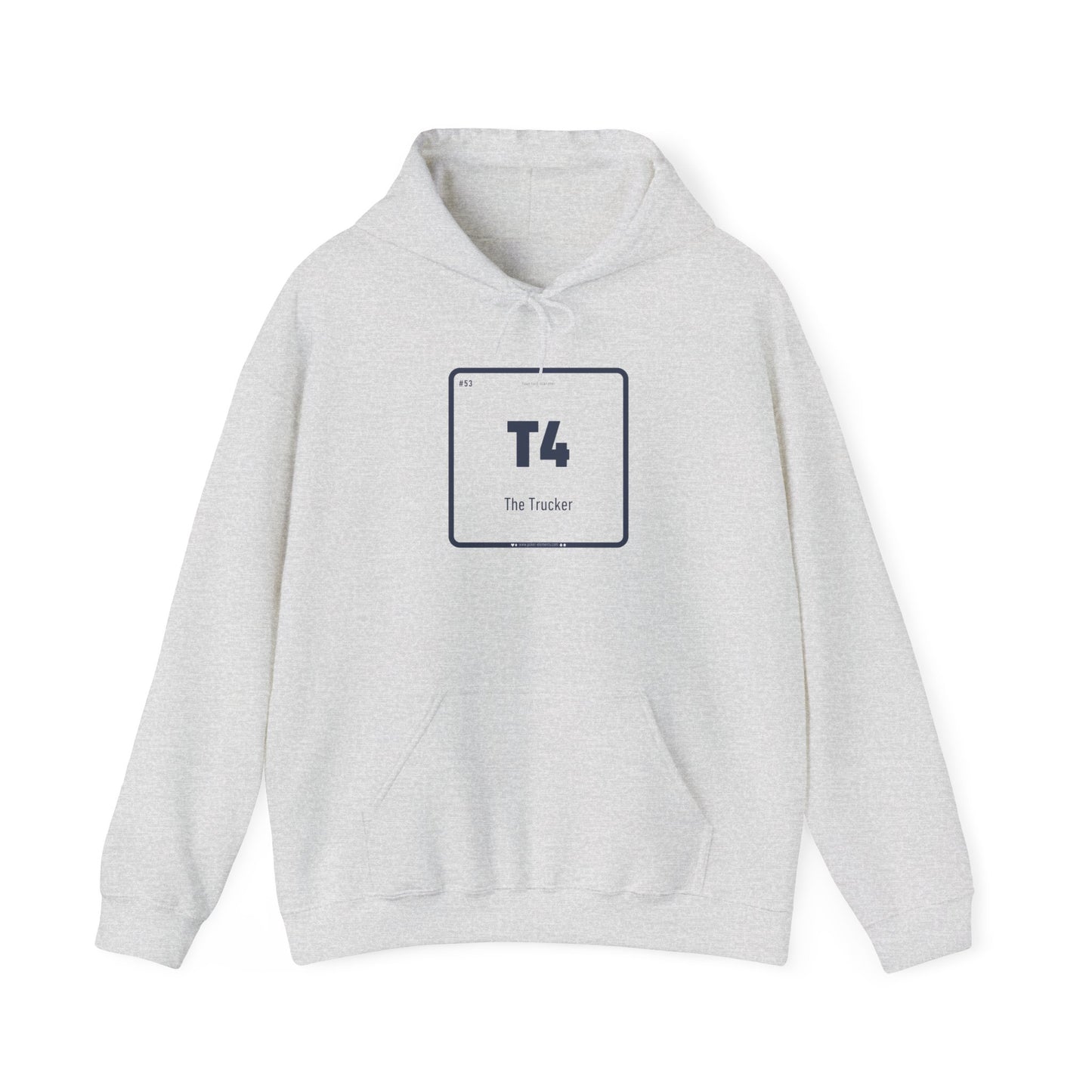 T4 - The Trucker Hooded Sweatshirt - Periodic Bluff