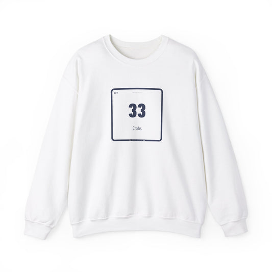 33 - Crabs Sweatshirt - Periodic Poker Pincers