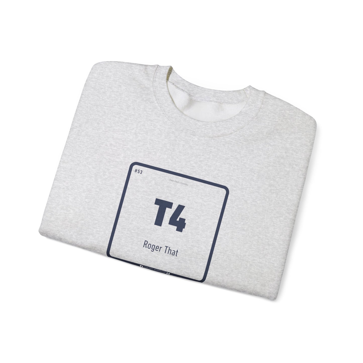 T4 - Roger That Sweatshirt - Periodic Table Design