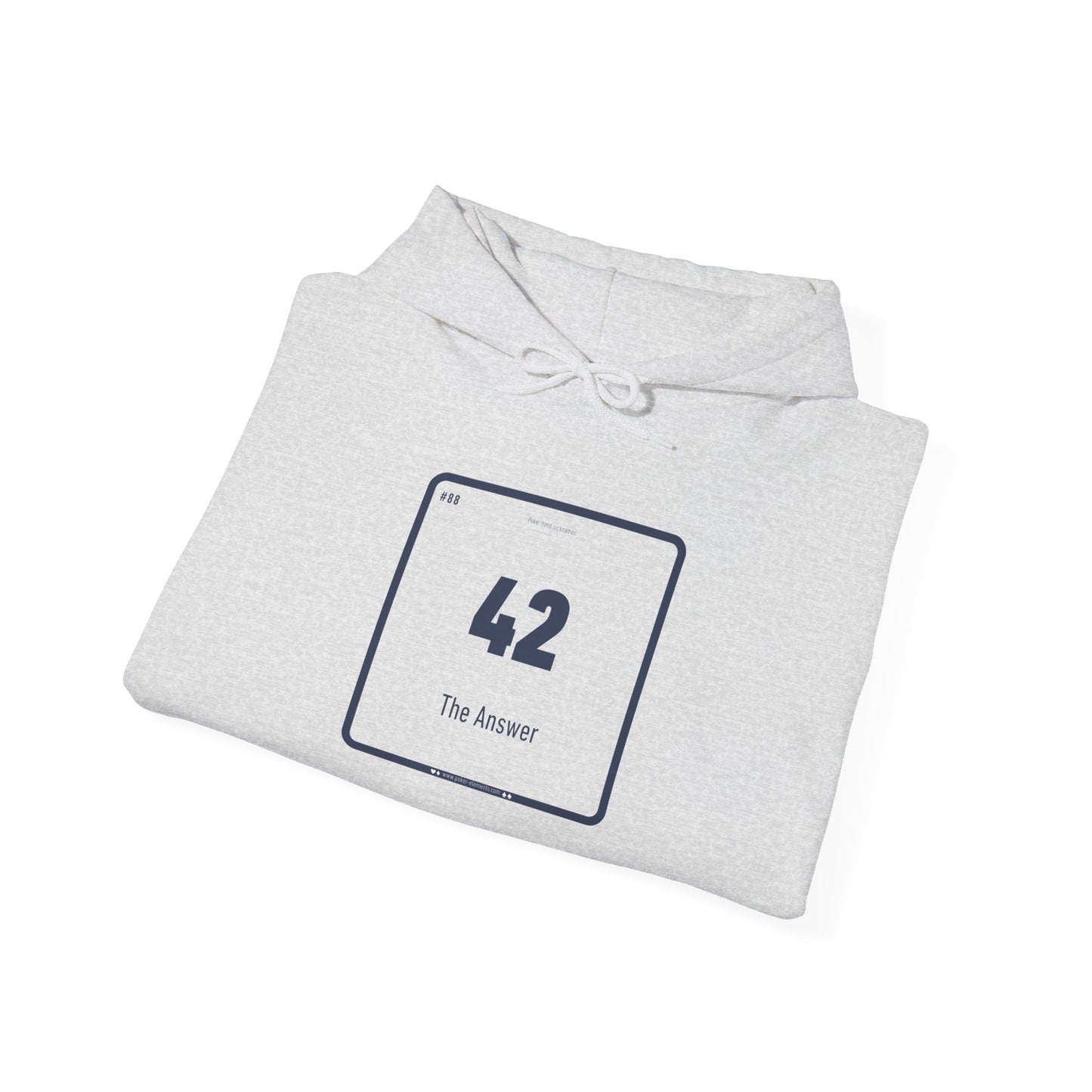 42 - The Ultimate Answer Hooded Sweatshirt - Periodic Table Design