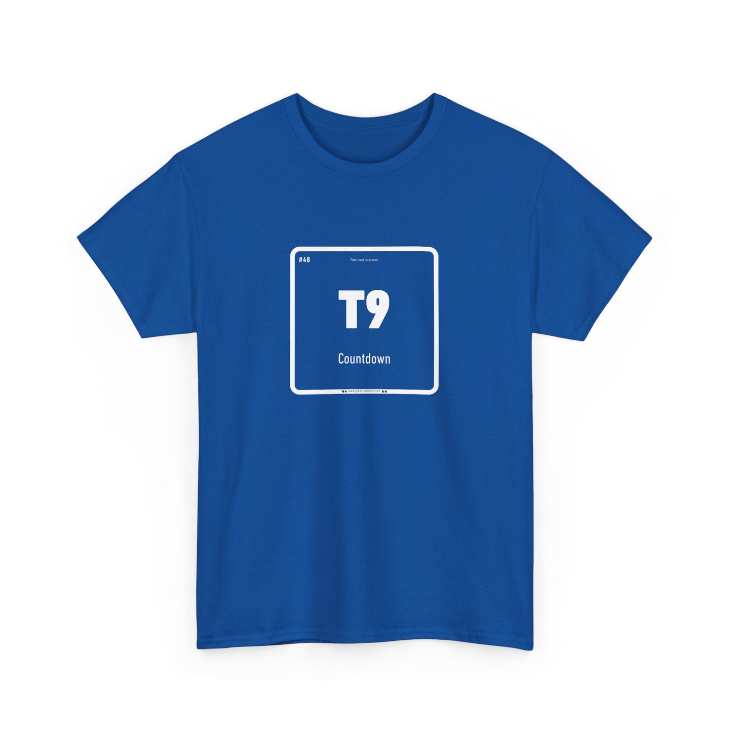 T9 - Countdown T-shirt - Poker's Periodic Thrill