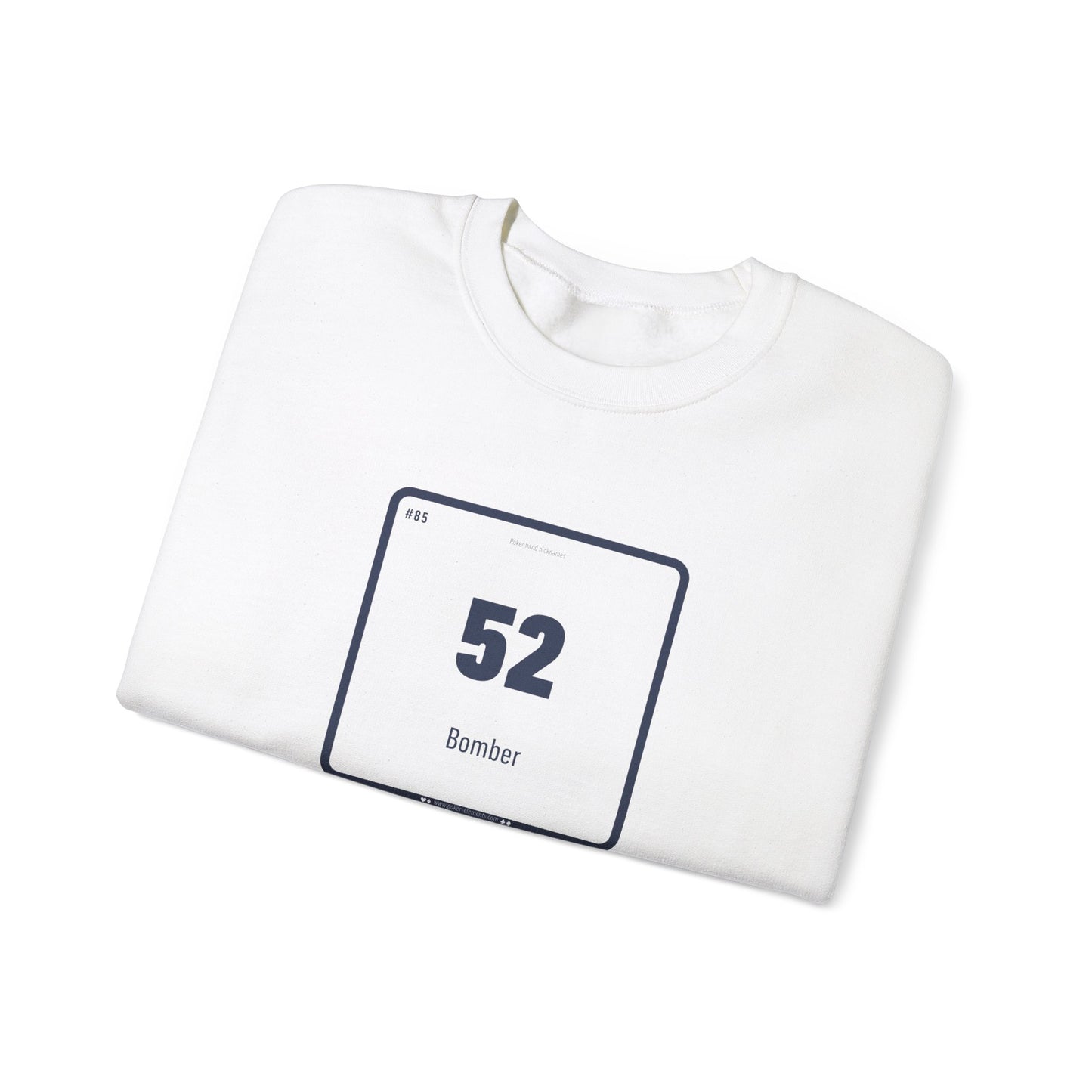 52 - Bomber Sweatshirt - Periodic Poker Elements