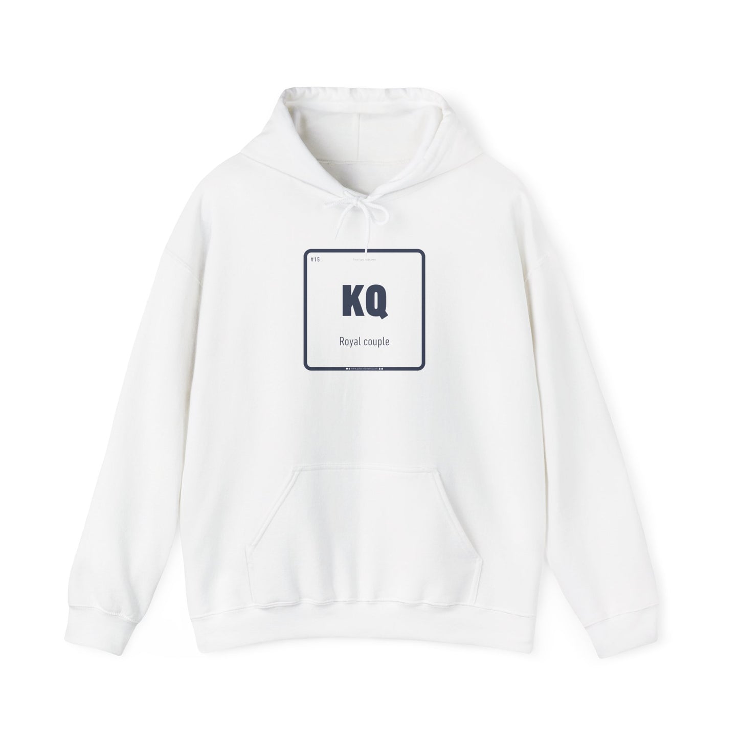 KQ - Royal Couple Chemistry Hooded Sweatshirt - Periodic Table Design