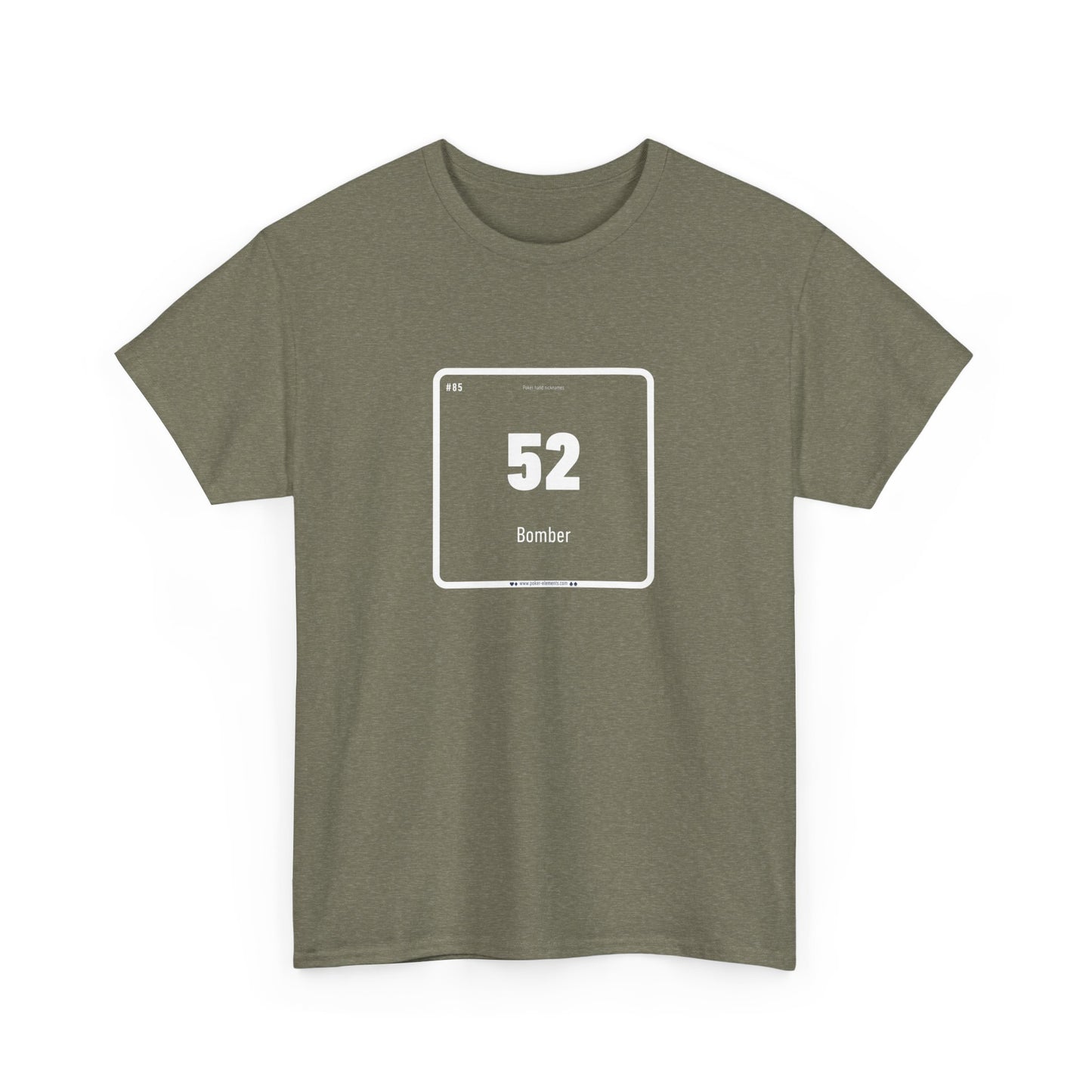 52 - Bomber T-shirt - Periodic Poker Punch