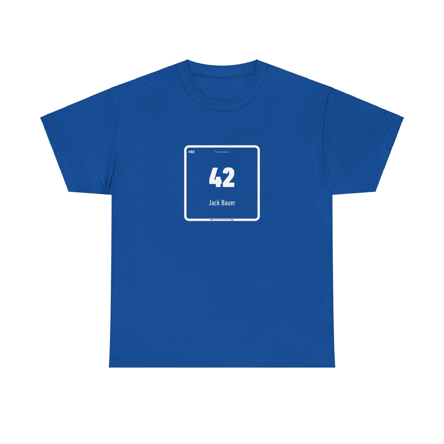 42 - Jack Bauer T-Shirt - Modern Periodic Table Design