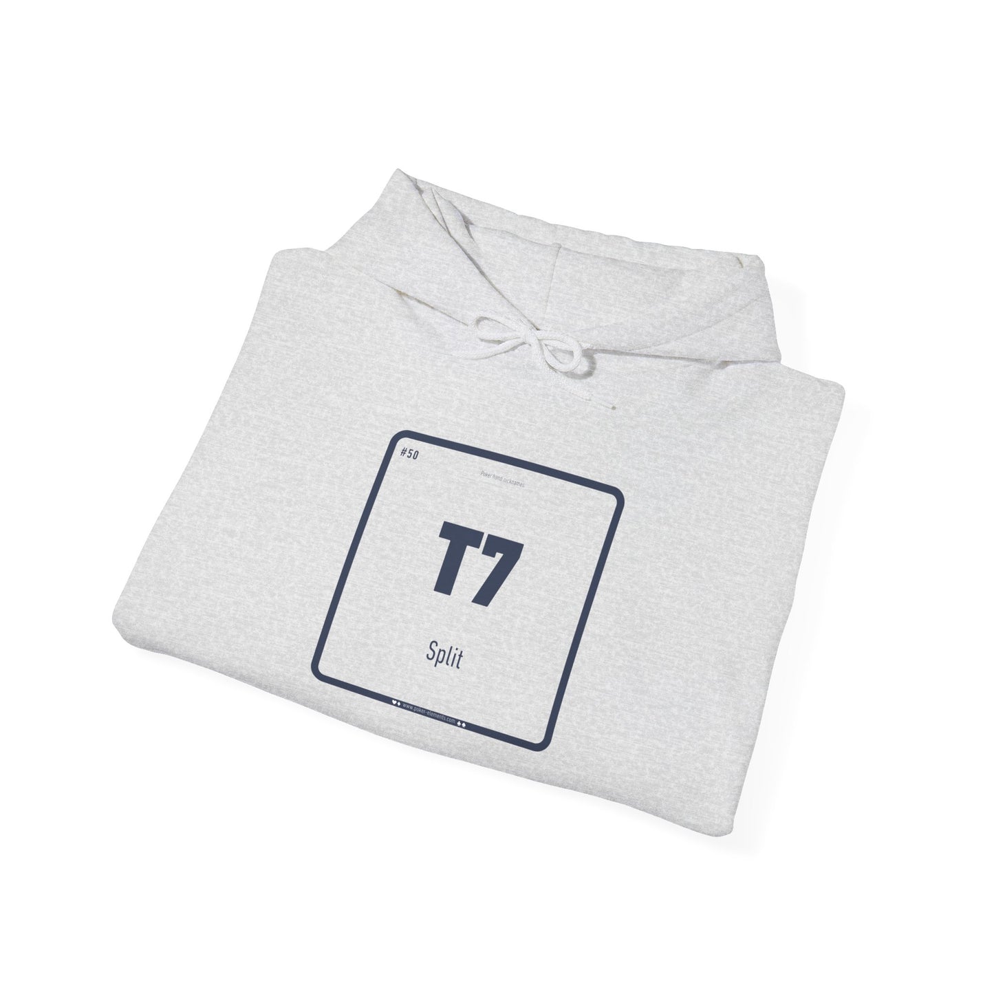 T7 - Split Hooded Sweatshirt - Poker's Periodic Powerhouse