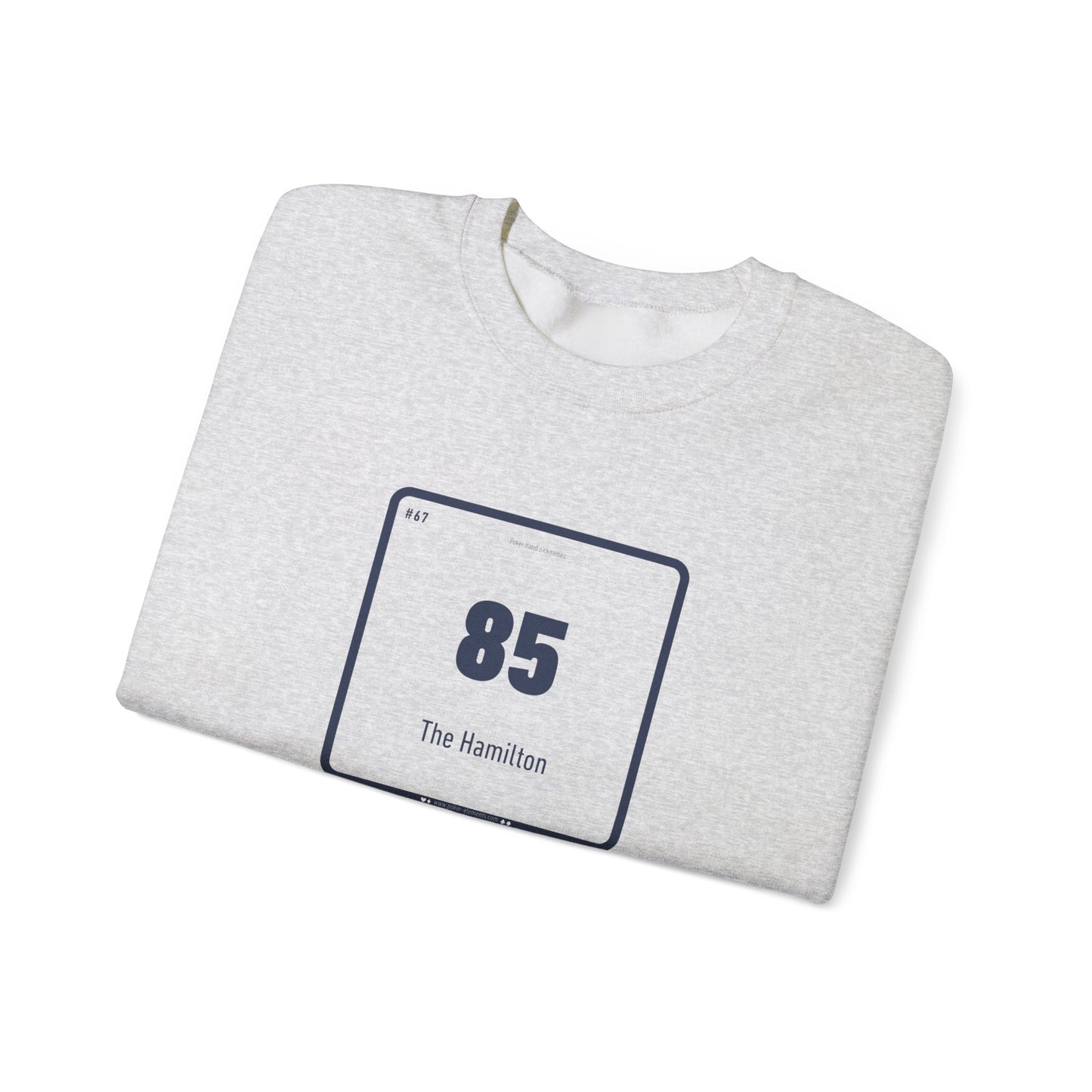 85 - The Hamilton Sweatshirt - Periodic Poker Design