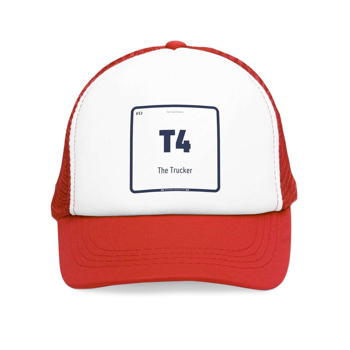 T4 - The Trucker's Periodic Bluff Cap - Unique Design