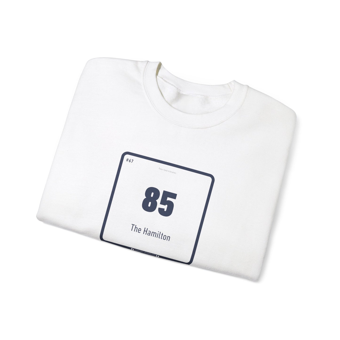 85 - The Hamilton Sweatshirt - Periodic Poker Design