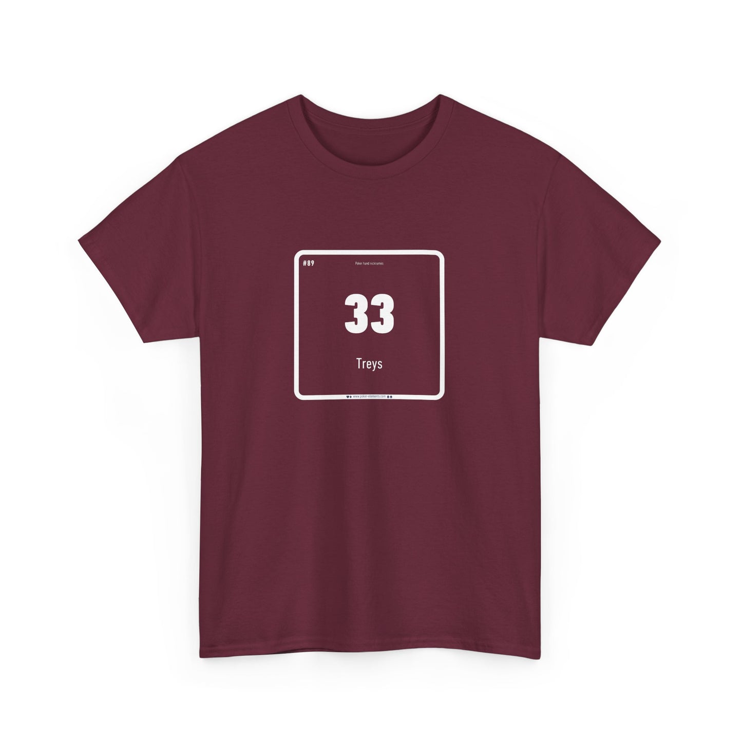 33 - Treys T-shirt - Periodic Design