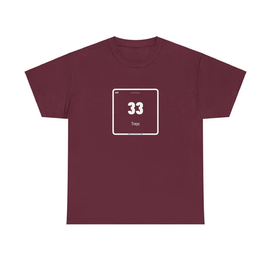 33 - Treys T-shirt - Periodic Design