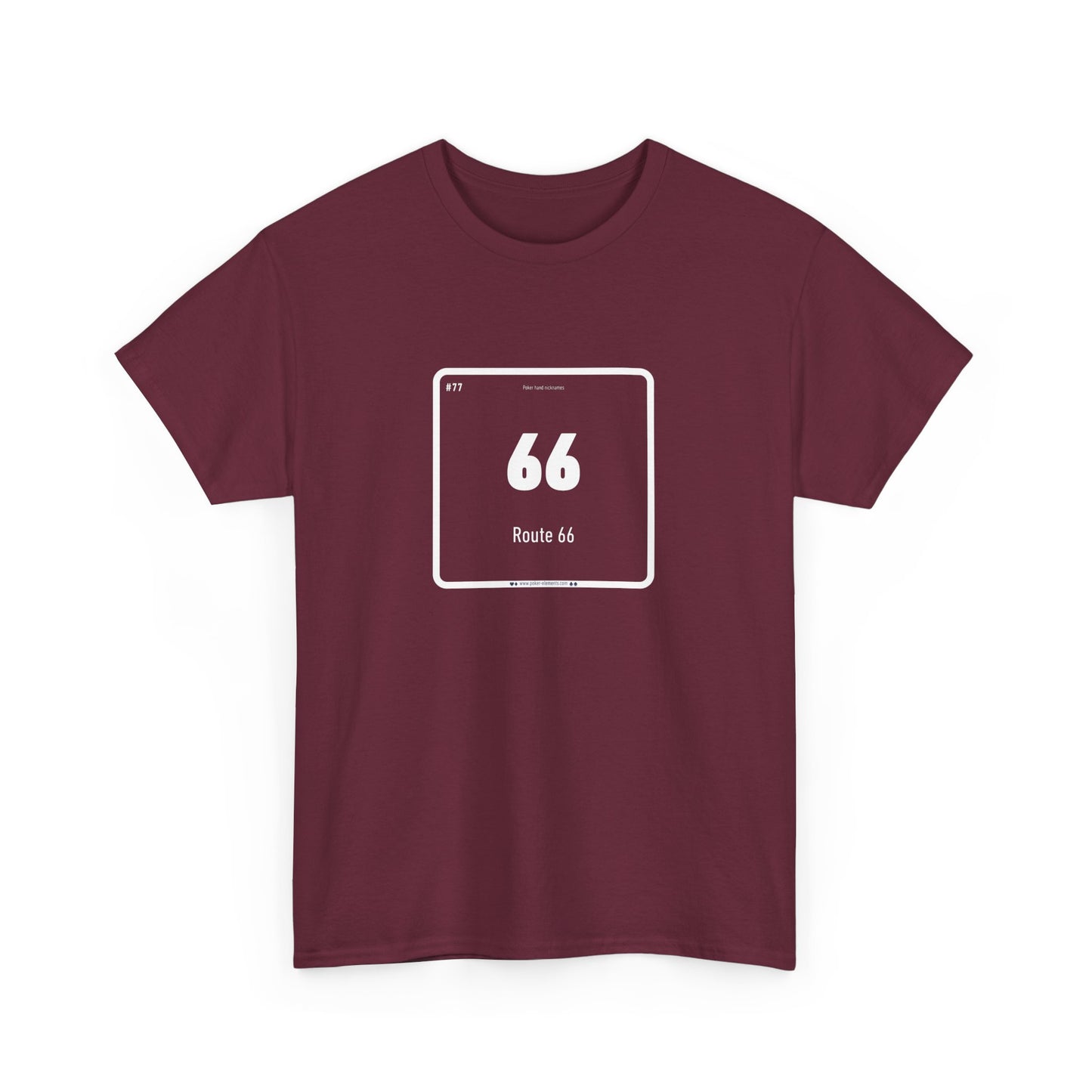 66 - Route 66 T-shirt - Vibrant Design