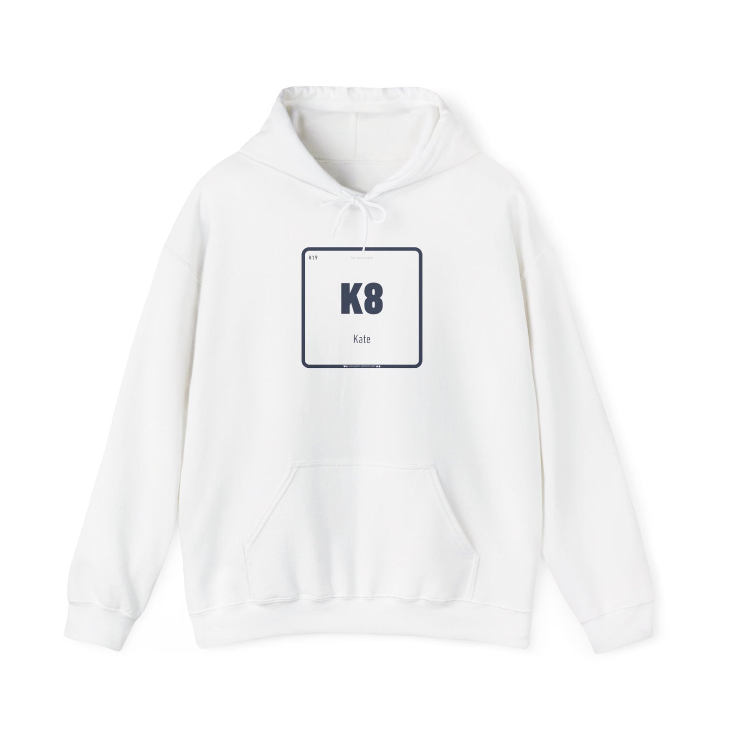 K8 - Kate Hooded Sweatshirt - Periodic Poker Swagger