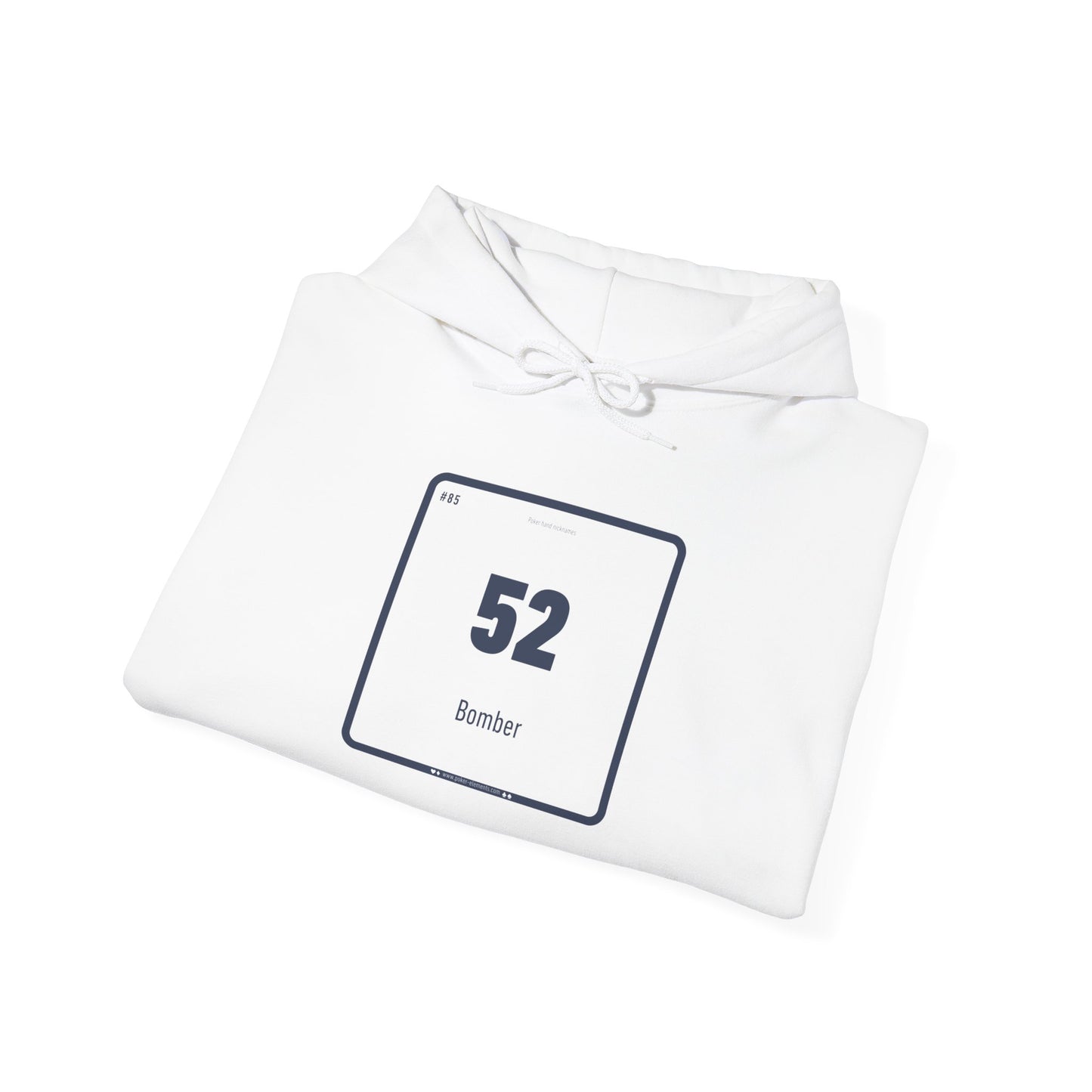 52 - Bomber 52 Hooded Sweatshirt - High-Quality Print