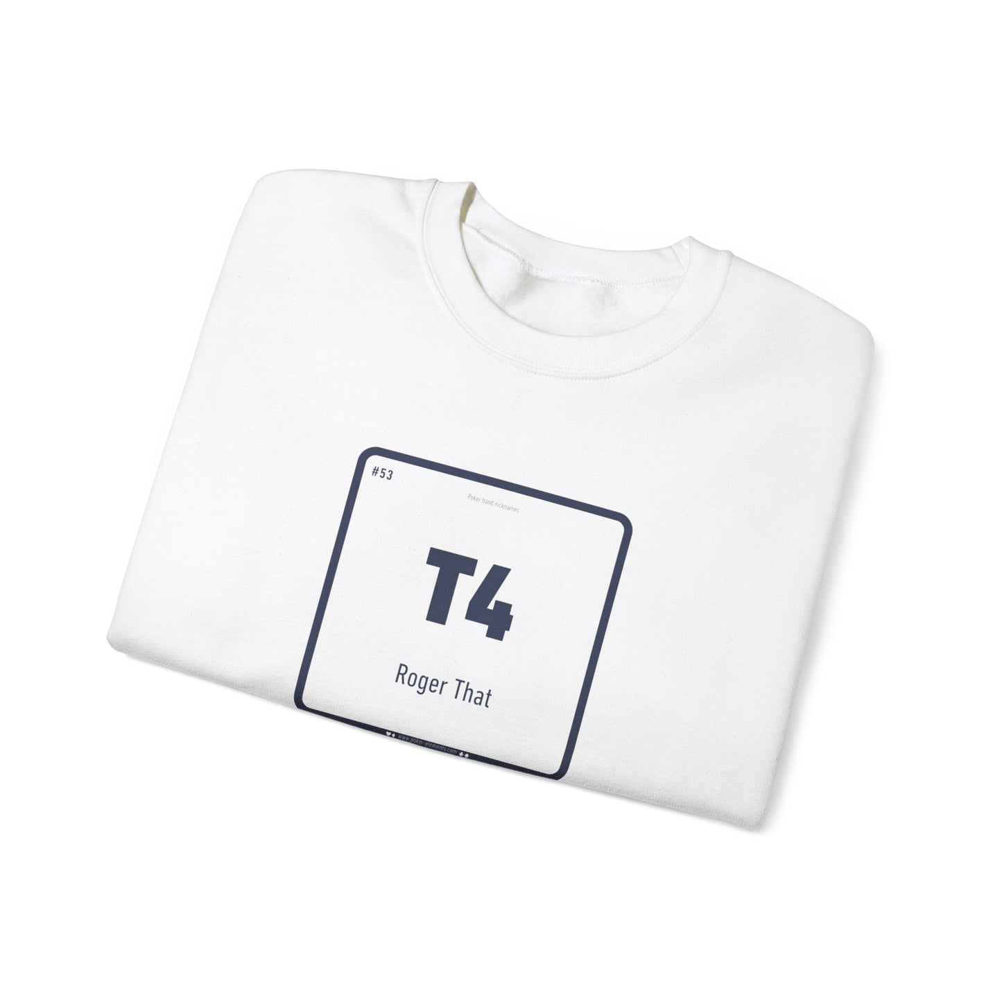 T4 - Roger That Sweatshirt - Periodic Table Design