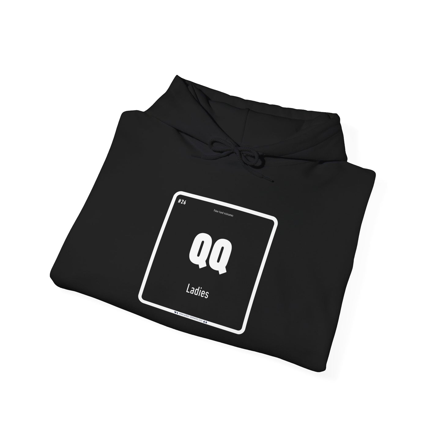 QQ - Ladies Hooded Sweatshirt - Periodic Poker Swag