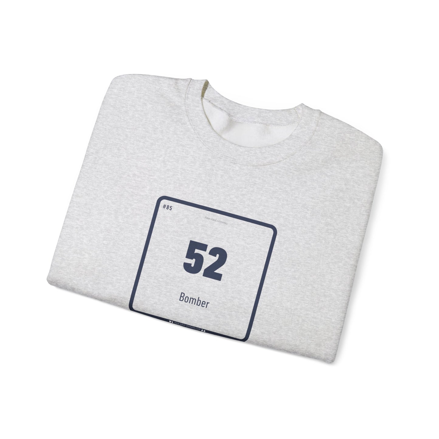 52 - Bomber Sweatshirt - Periodic Poker Elements